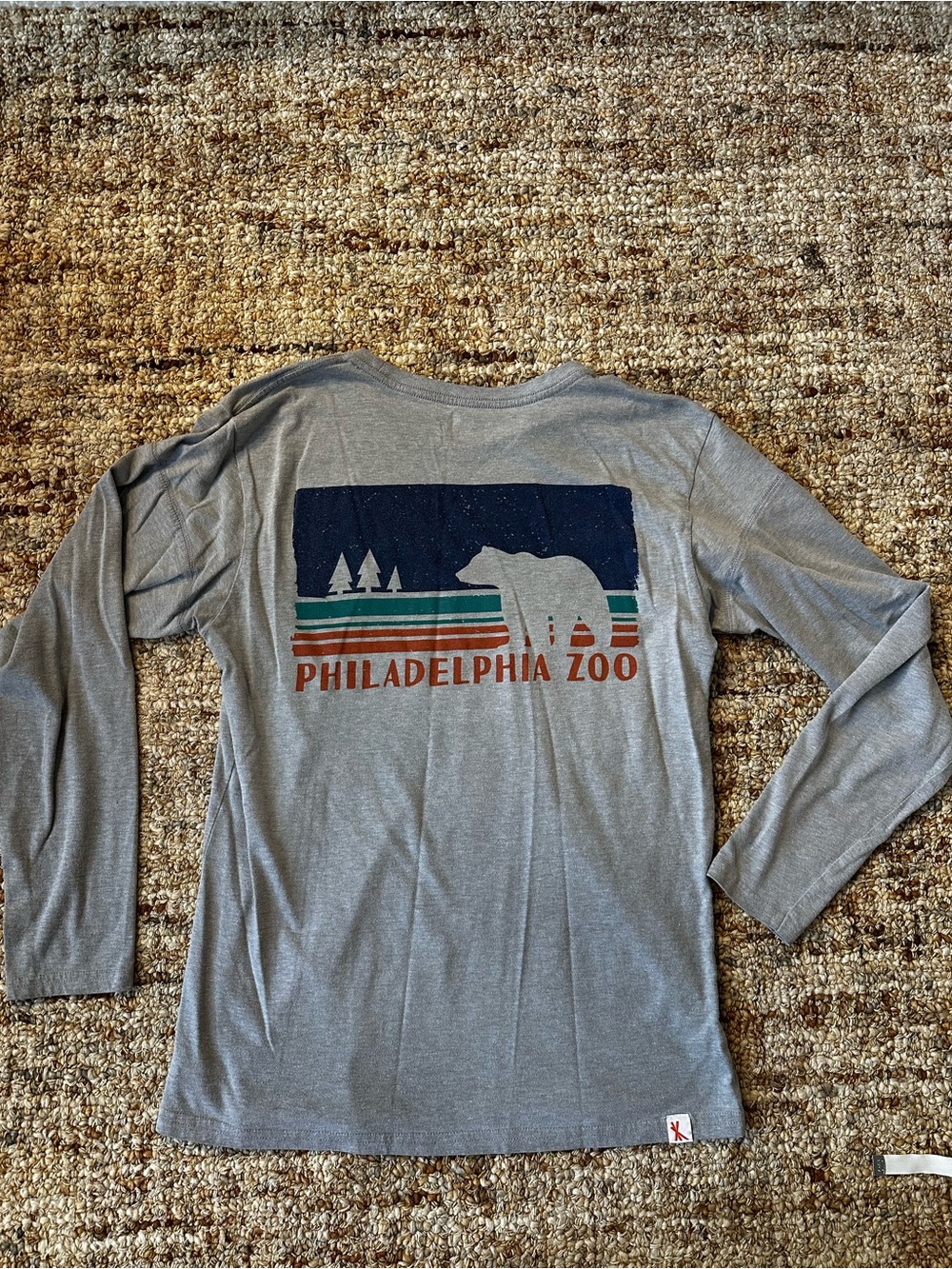 Philadelphia Zoo: Kastlfel Heather Gray Crewneck Tee